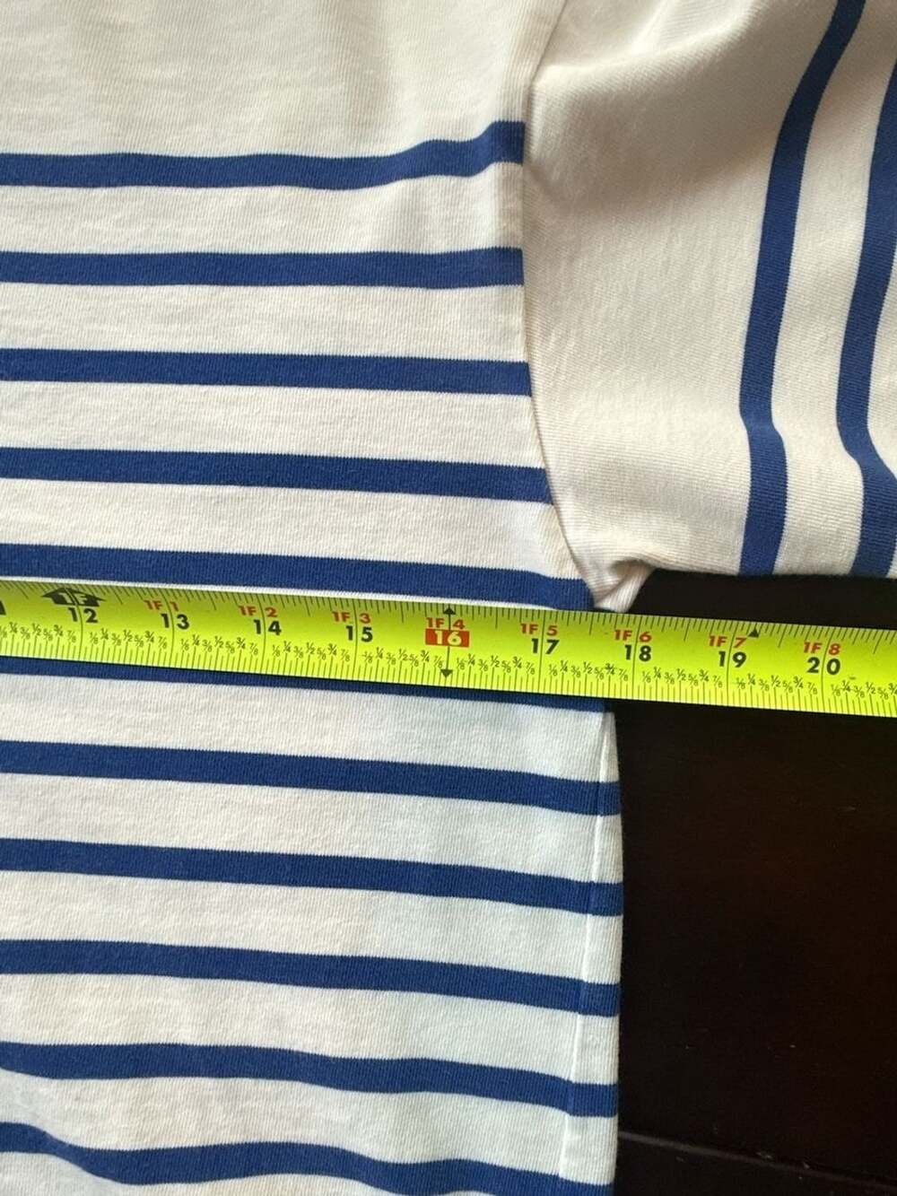 Saint James L'Atelier Made In France Striped Long Sleeve Boatneck Shirt - Picture 9 of 12